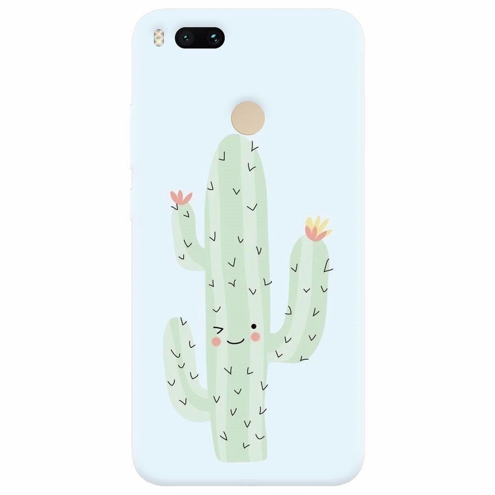 Husa silicon pentru Xiaomi Mi A1, Cactus