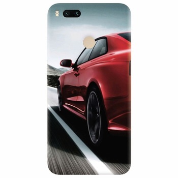 Husa silicon pentru Xiaomi Mi A1, Car On Road Husa silicon pentru Xiaomi Mi A1, Car On Road