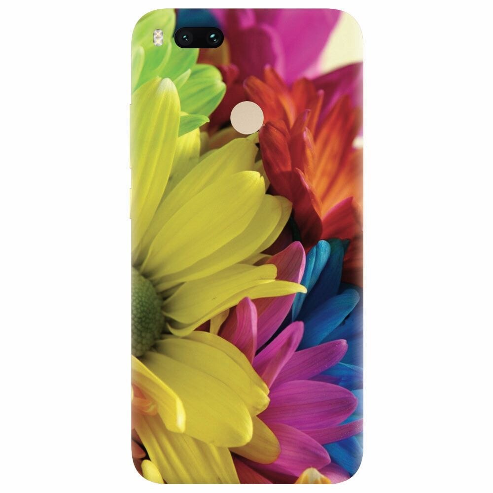 Husa silicon pentru Xiaomi Mi A1, Flower