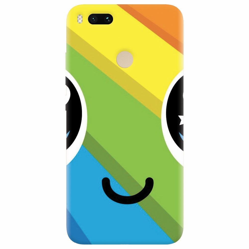 Husa silicon pentru Xiaomi Mi A1, Happy Face