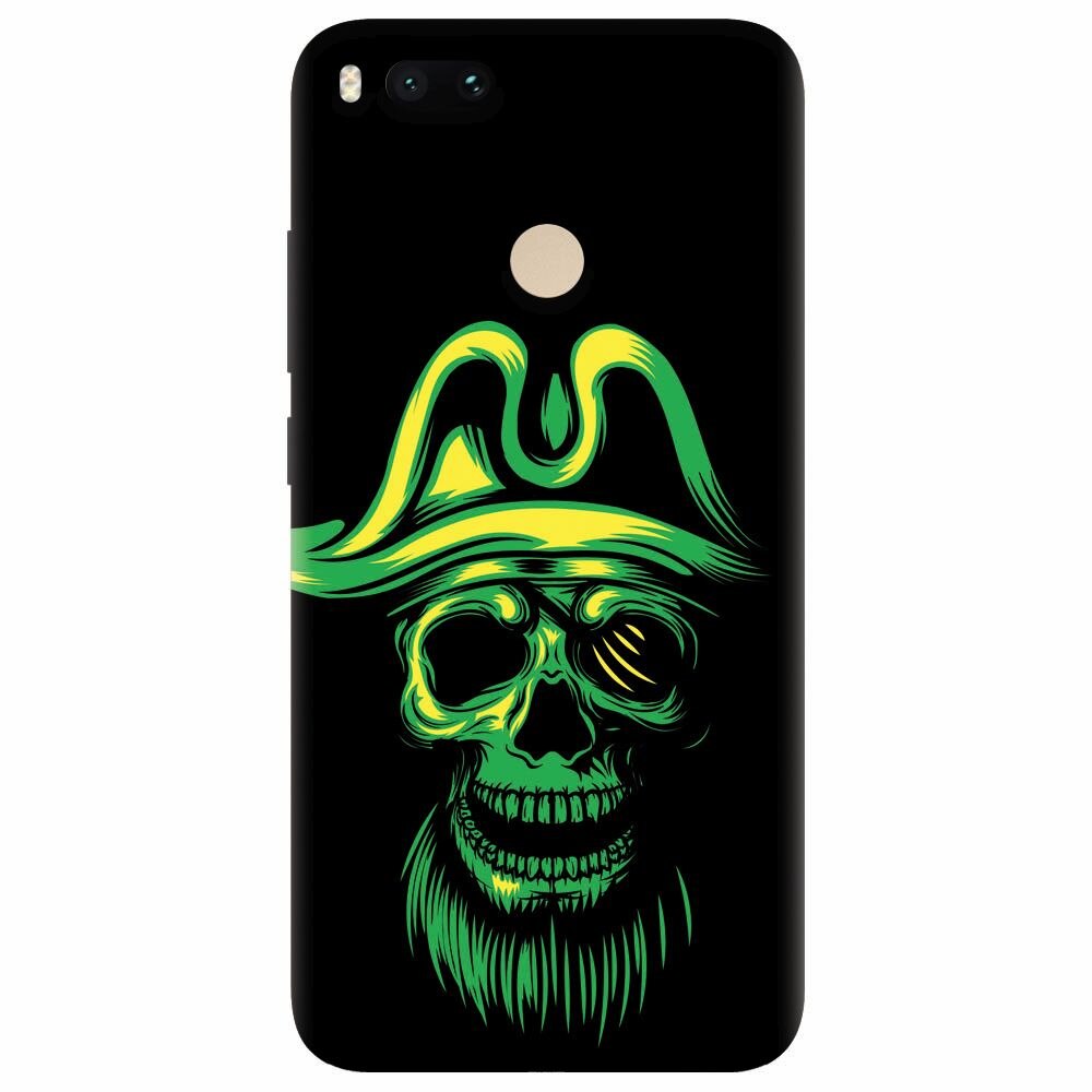 Husa silicon pentru Xiaomi Mi A1, Pirate Skull