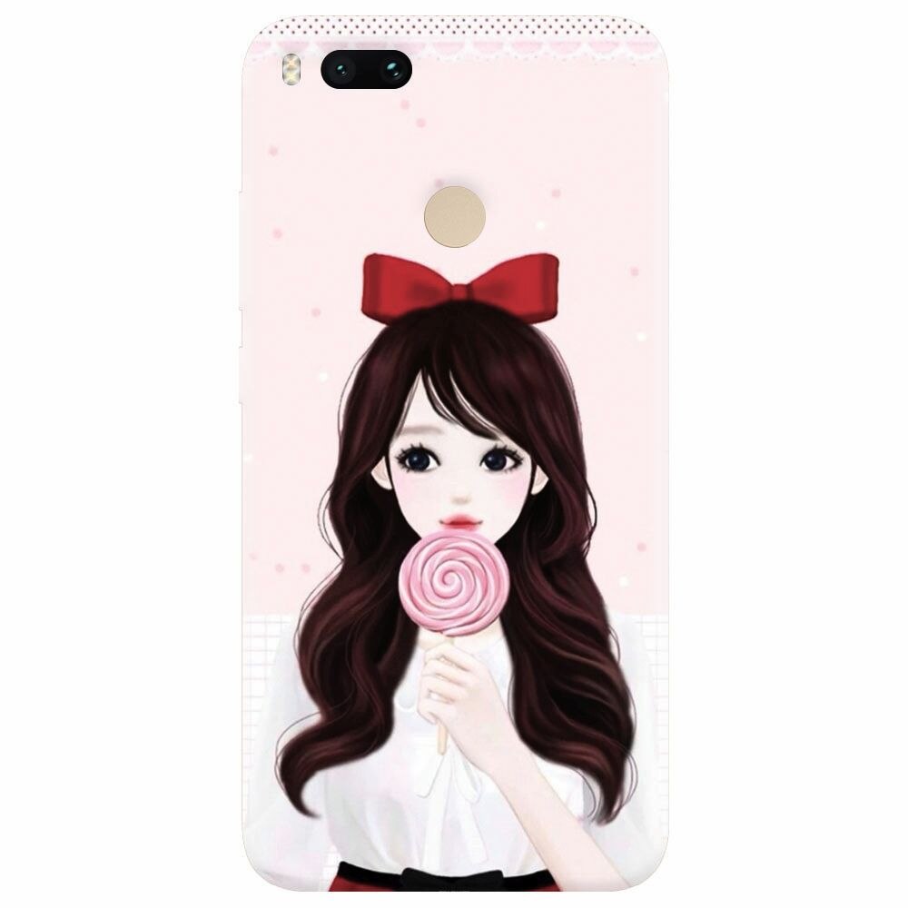Husa silicon pentru Xiaomi Mi A1, Girly 001