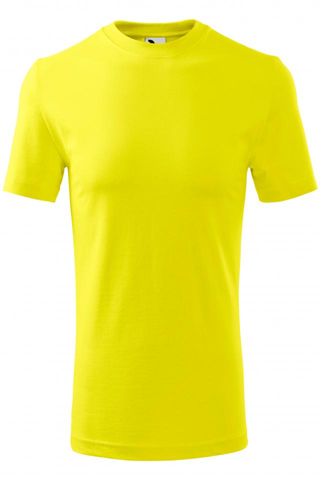Tricou pentru barbaţi Classic New, Galben lamaie