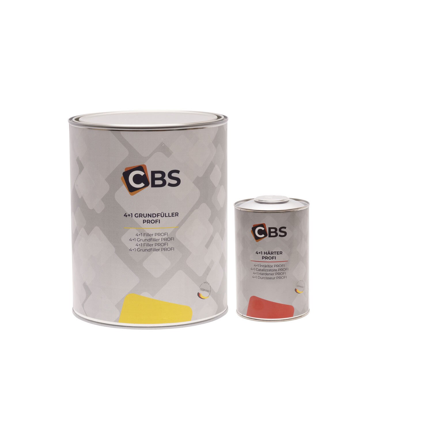 Pachet Filler+intaritor 4:1 PROFI negru 4L+1L