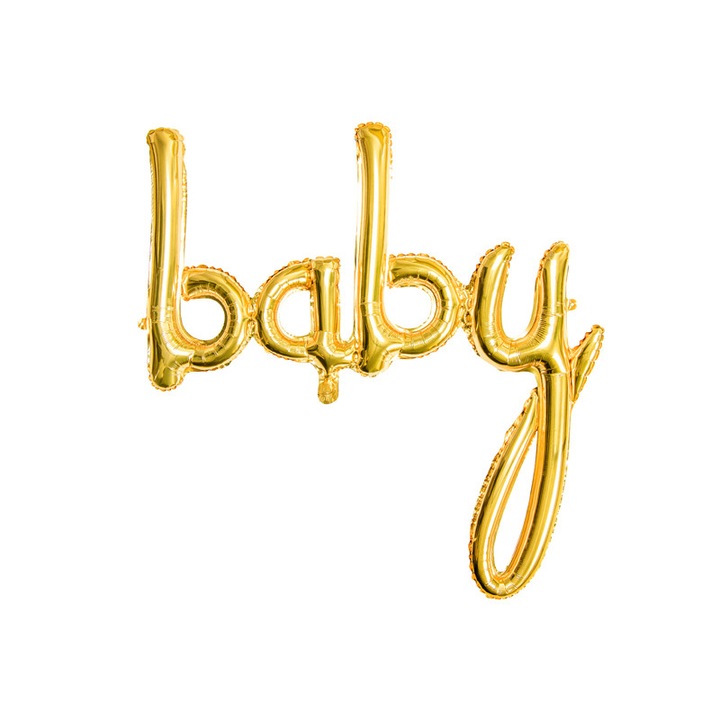 Фолиев балон "Baby" Gold, 73,5 х 75,5 см