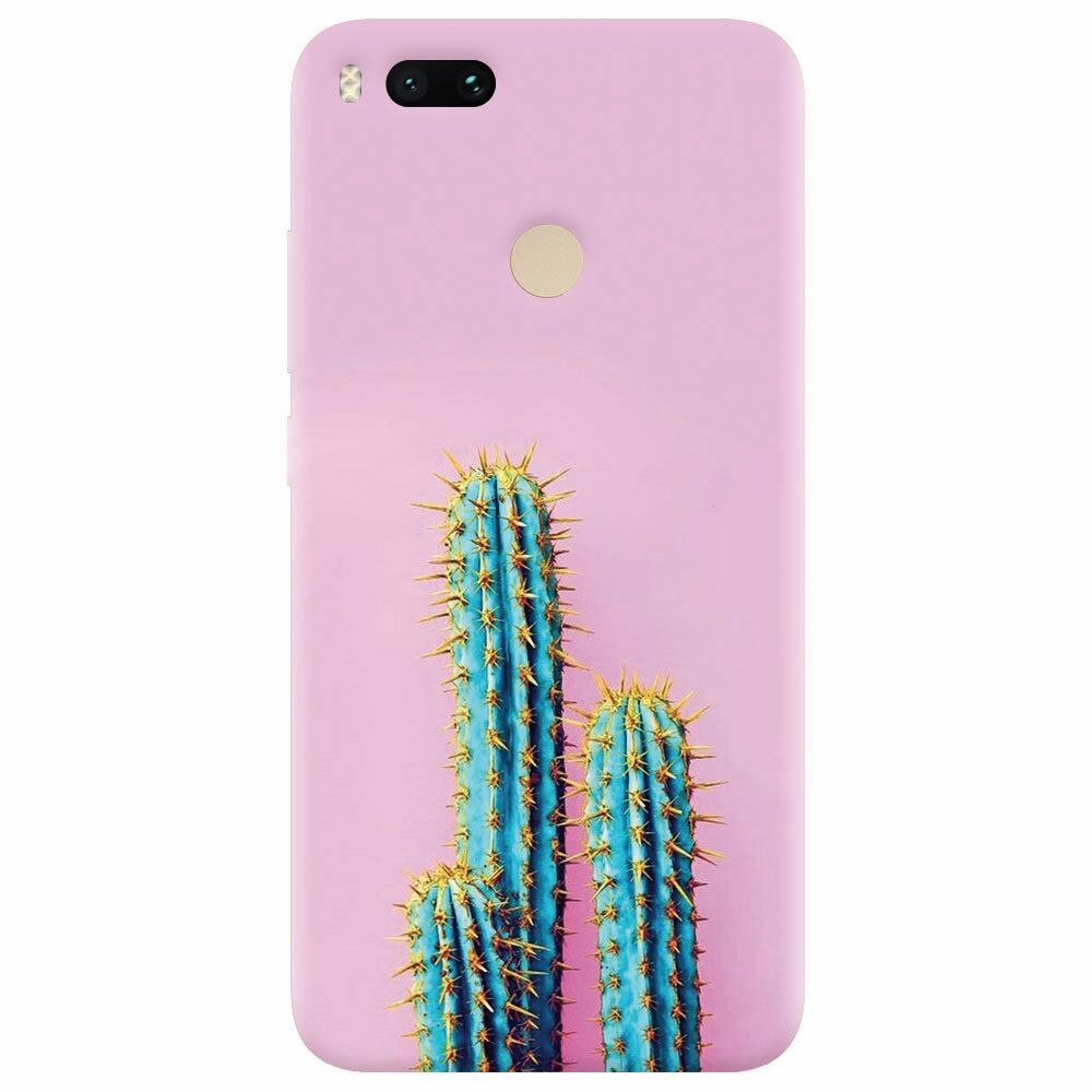 Husa silicon pentru Xiaomi Mi A1, Cactus 102