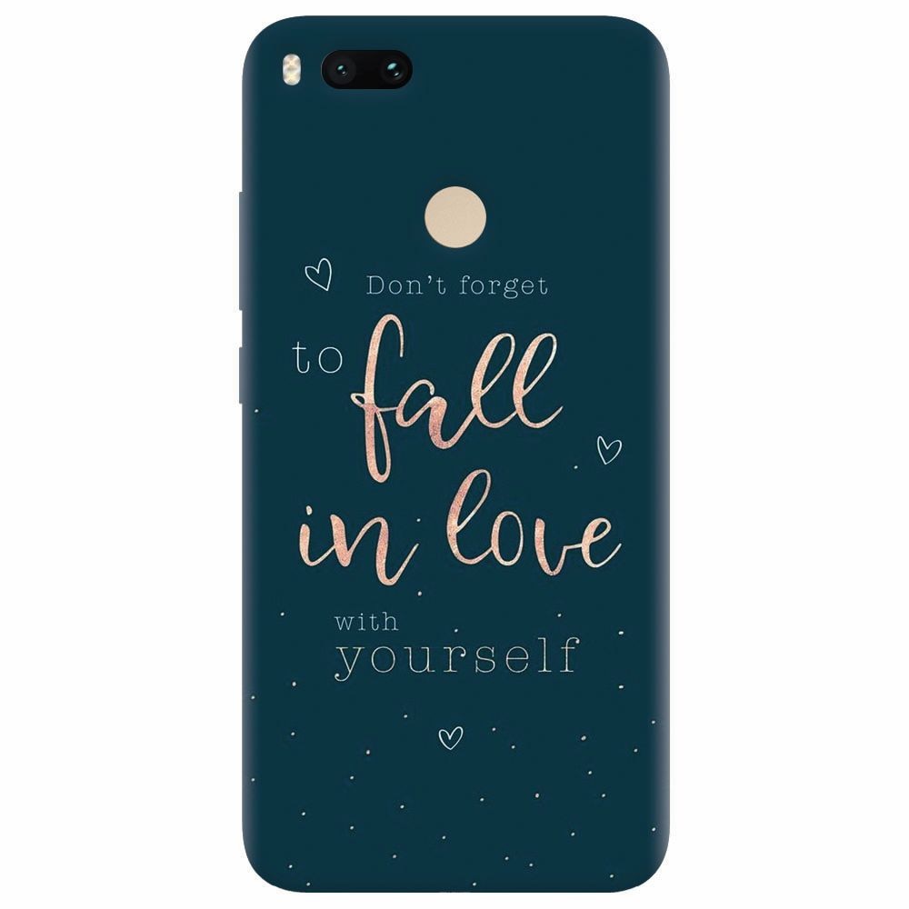 Husa silicon pentru Xiaomi Mi A1, Fall In Love