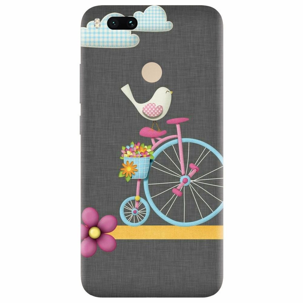 Husa silicon pentru Xiaomi Mi A1, Bird