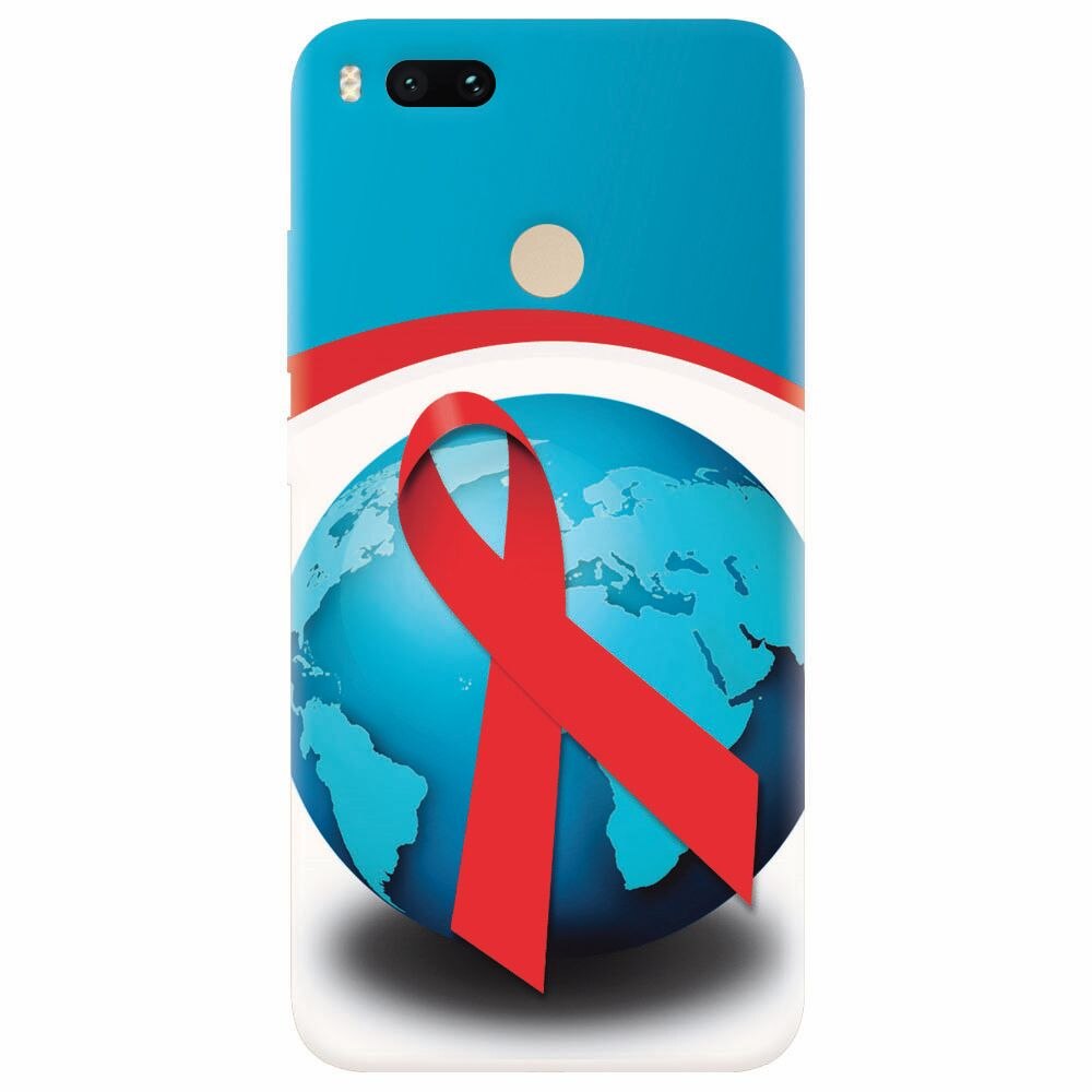Husa silicon pentru Xiaomi Mi A1, World Aids Day