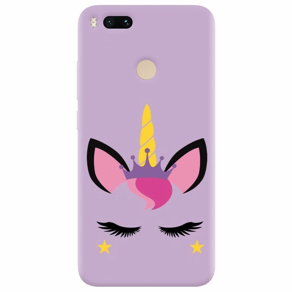 Husa silicon pentru Xiaomi Mi A1, Unicorn Shine