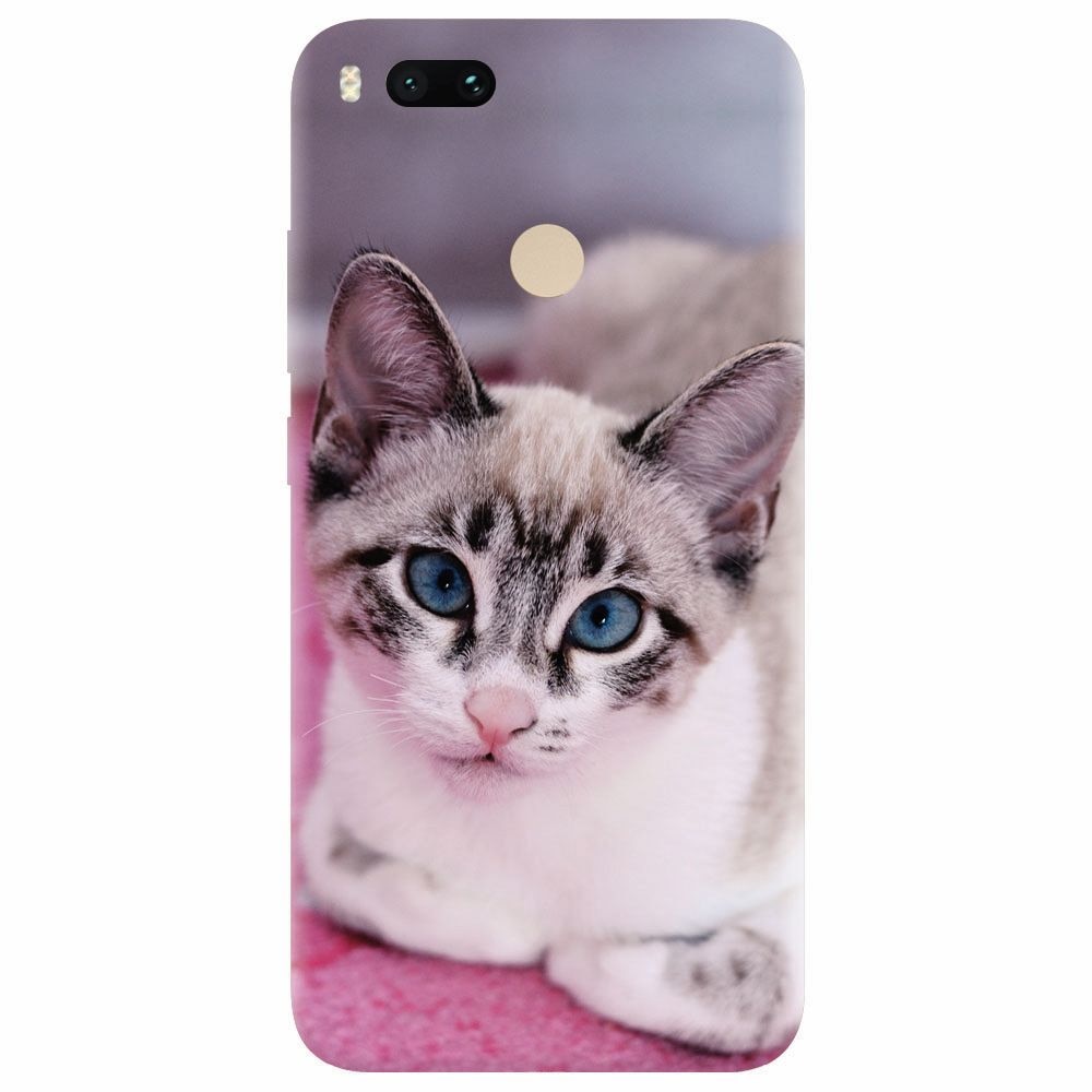 Husa silicon pentru Xiaomi Mi A1, Siamese Kitty