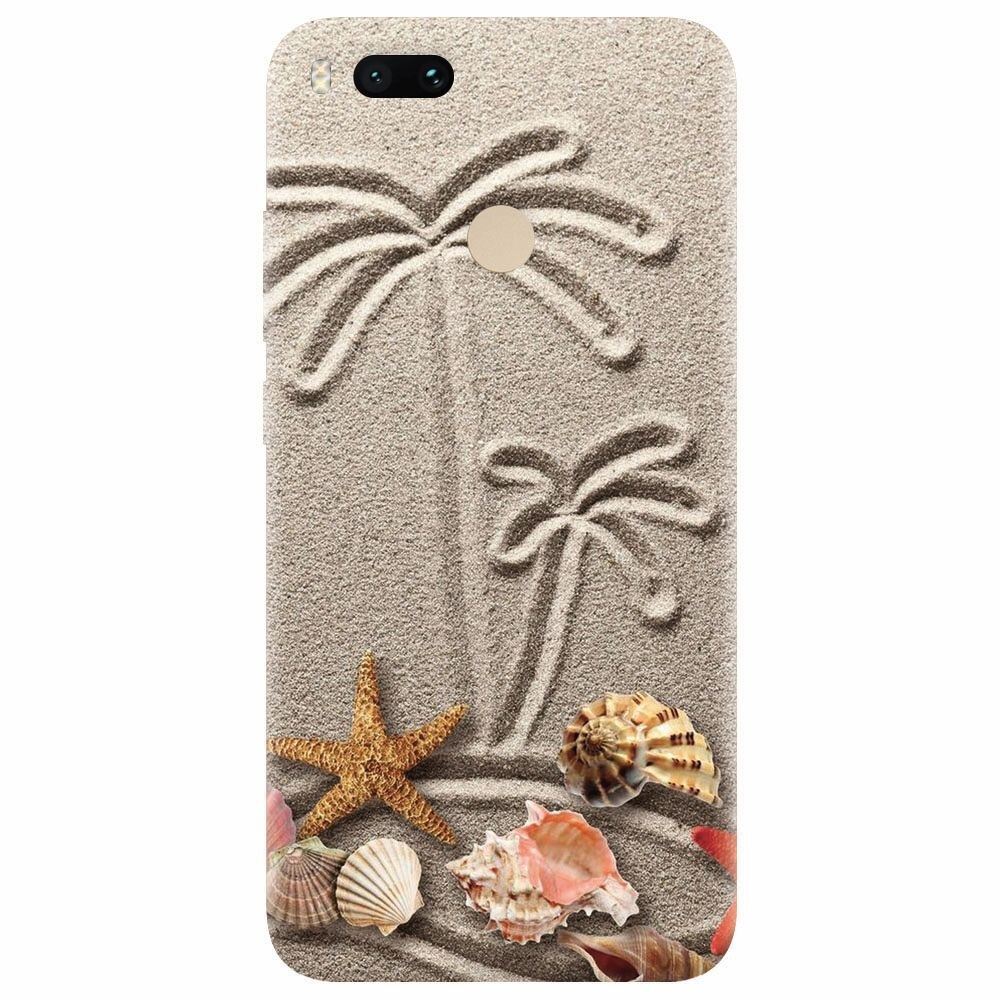 Husa silicon pentru Xiaomi Mi A1, Beach Sand