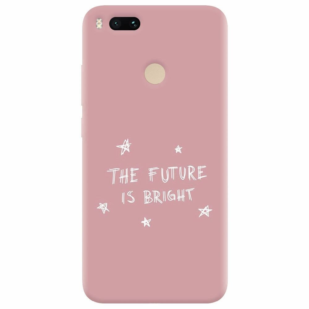 Husa silicon pentru Xiaomi Mi A1, The Future Is Bright