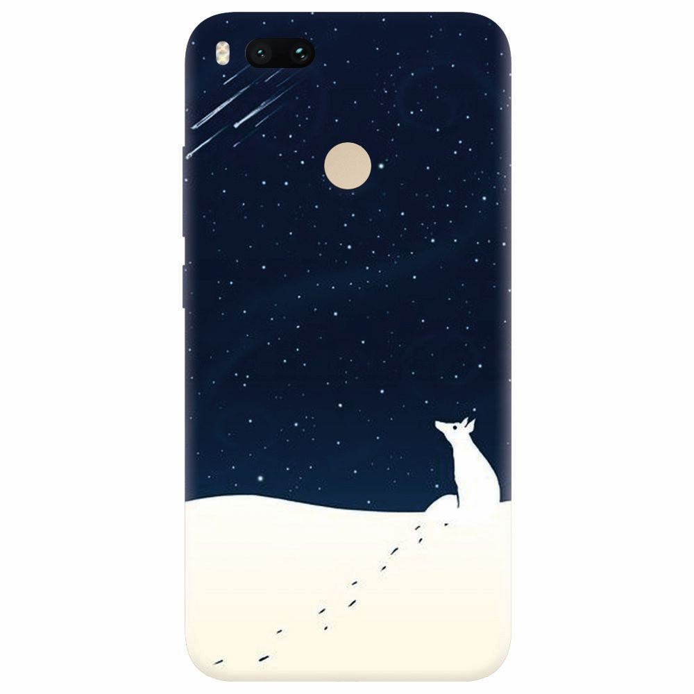 Husa silicon pentru Xiaomi Mi A1, Winter Night