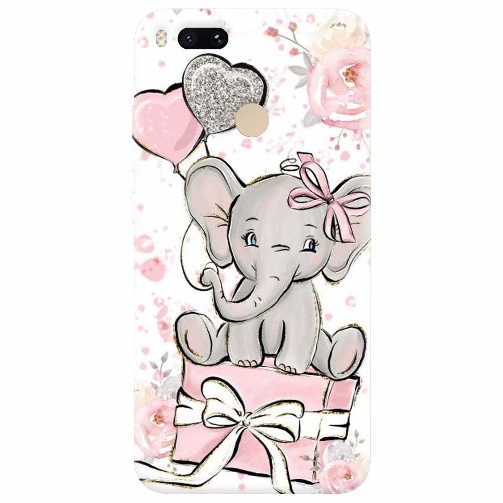 Husa silicon pentru Xiaomi Mi A1, Elefant
