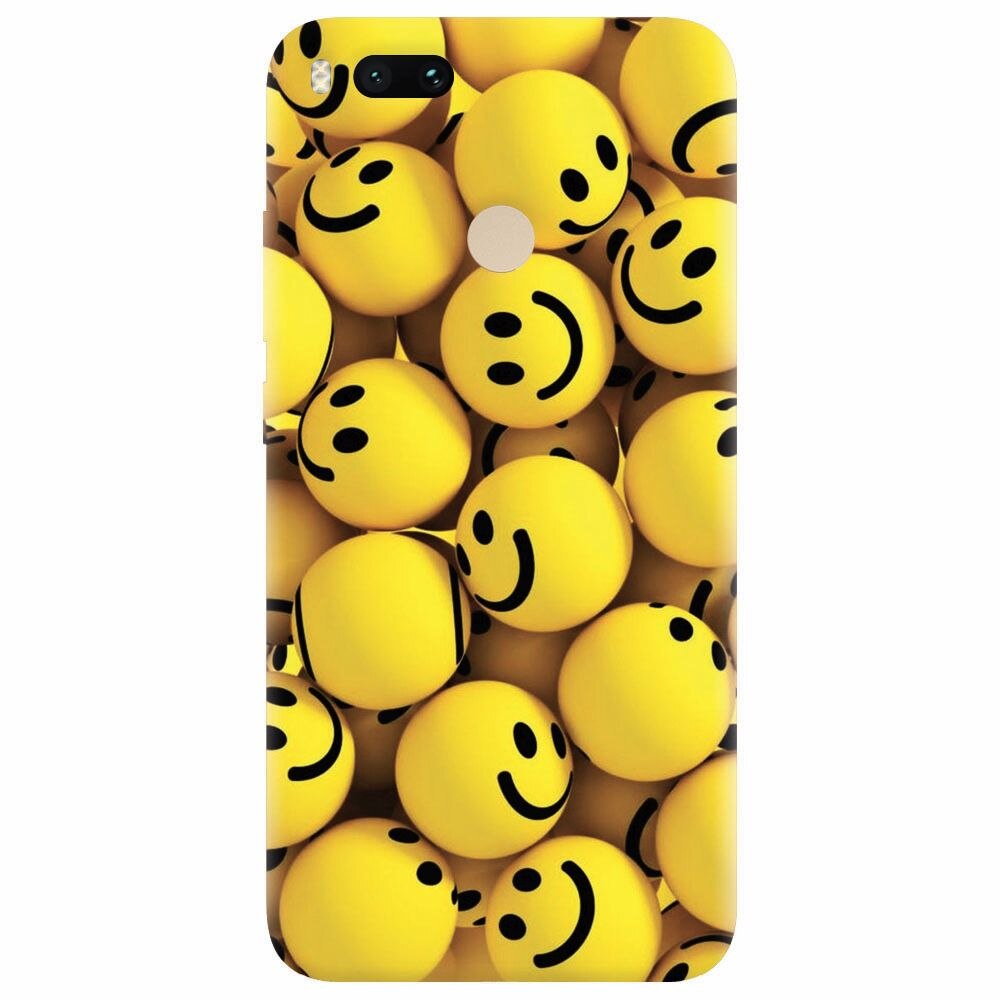 Husa silicon pentru Xiaomi Mi A1, Smiles 002