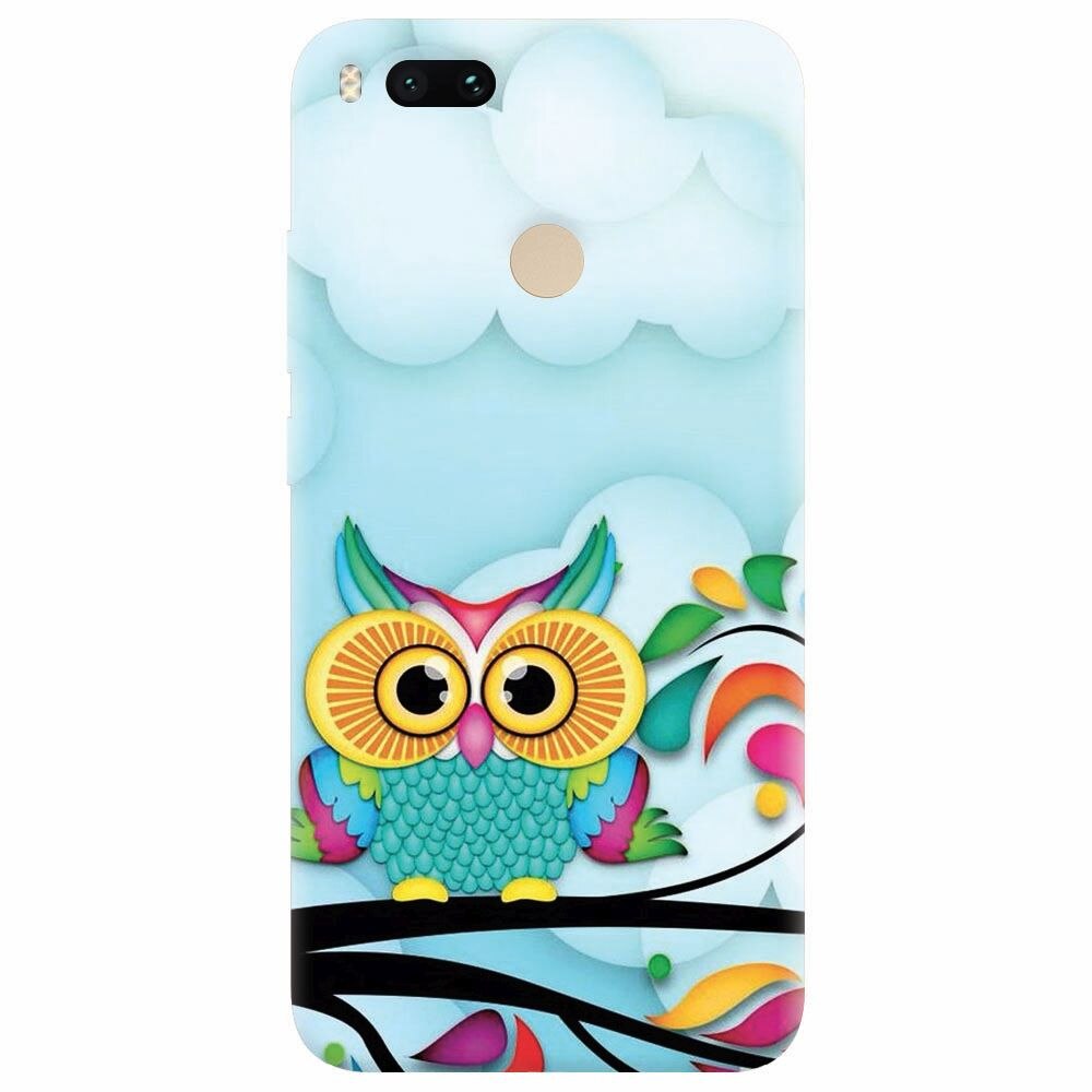Husa silicon pentru Xiaomi Mi A1, Owl 102