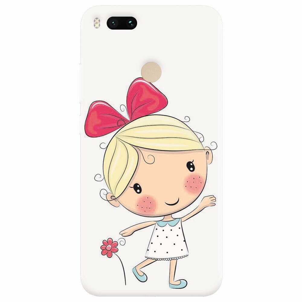 Husa silicon pentru Xiaomi Mi A1, Fetita
