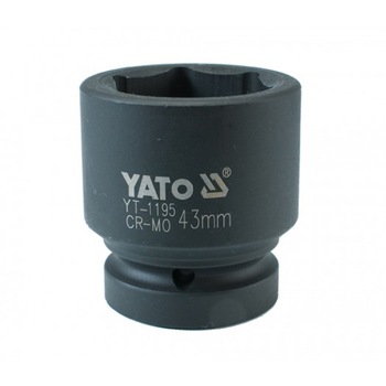 Cheie tubulara de impact hexagonala 1*43mm YT-1195 Cheie tubulara de impact hexagonala 1*43mm YT-1195