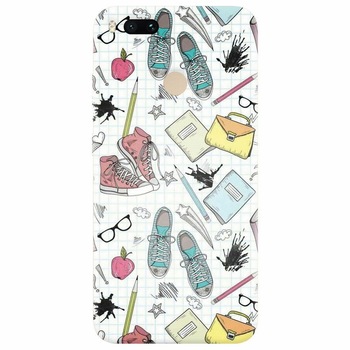 Husa silicon pentru Xiaomi Mi A1, School Husa silicon pentru Xiaomi Mi A1, School