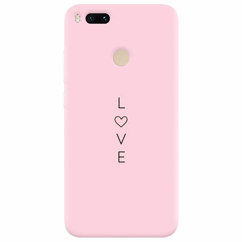 Husa silicon pentru Xiaomi Mi A1, Love
