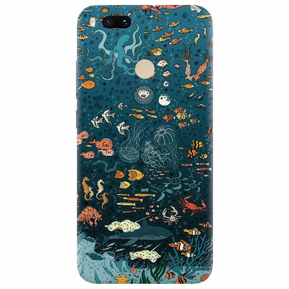 Husa silicon pentru Xiaomi Mi A1, Under The Sea
