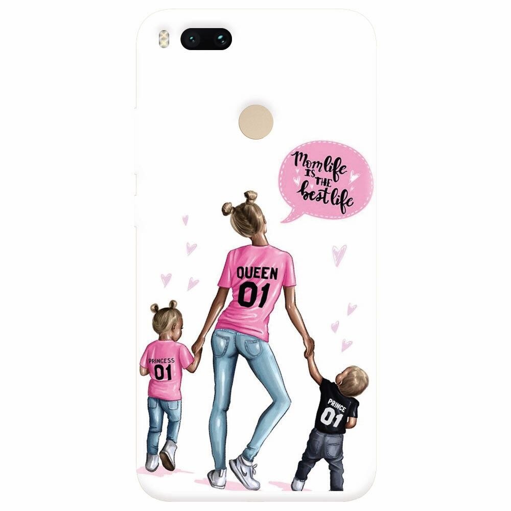 Husa silicon pentru Xiaomi Mi A1, Mom Life