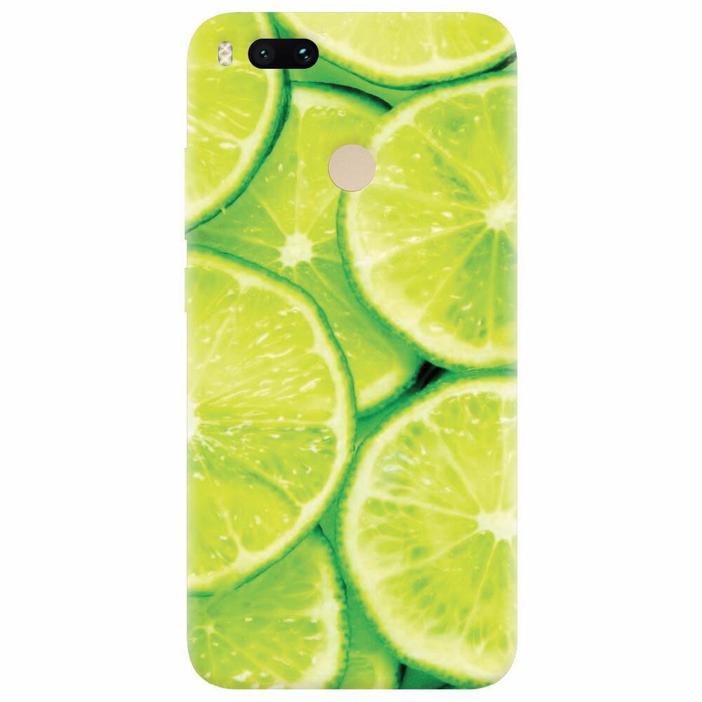 Husa silicon pentru Xiaomi Mi A1, Lime