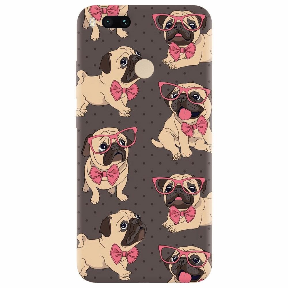 Husa silicon pentru Xiaomi Mi A1, Pretty Puppy