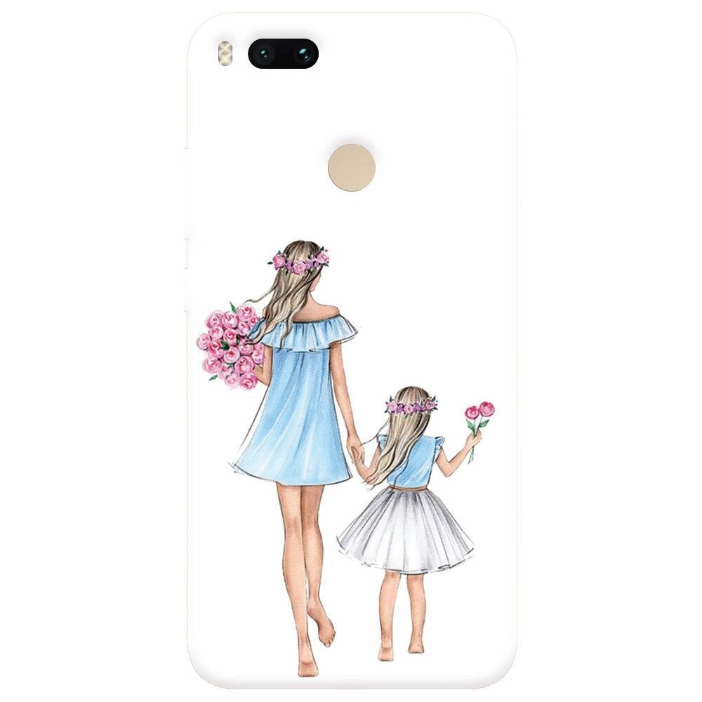 Husa silicon pentru Xiaomi Mi A1, Mom's Princess