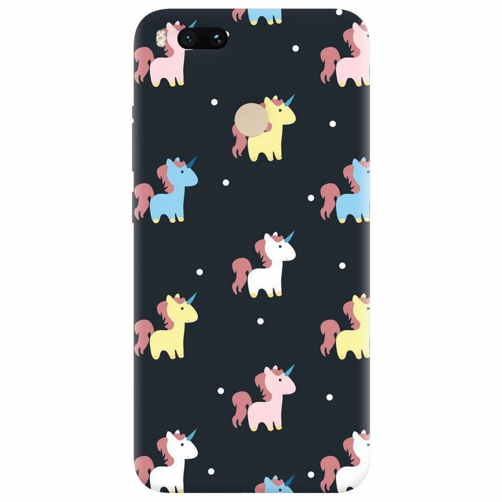 Husa silicon pentru Xiaomi Mi A1, Unicorns