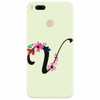 Husa silicon pentru Xiaomi Mi A1, Litera V Husa silicon pentru Xiaomi Mi A1, Litera V