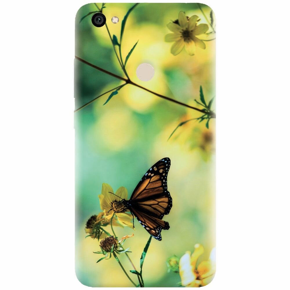 Husa silicon pentru Xiaomi Redmi Note 5A, Butterfly