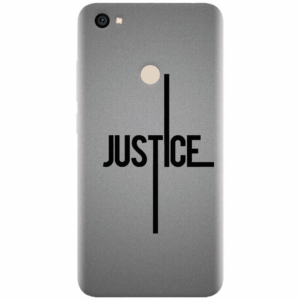 Husa silicon pentru Xiaomi Redmi Note 5A, Amir Justice Minimalistic Nubheebuccus Text