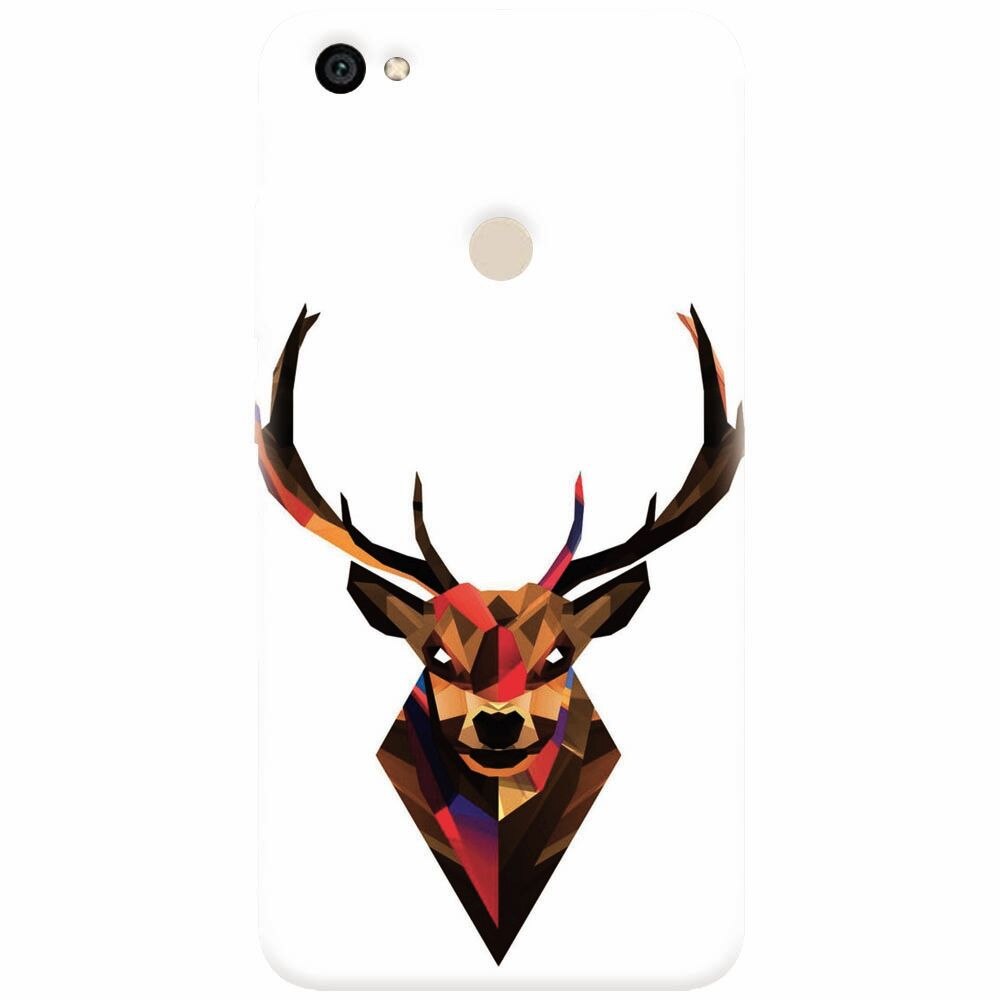 Husa silicon pentru Xiaomi Redmi Note 5A, Geometric Tibetan Antelope