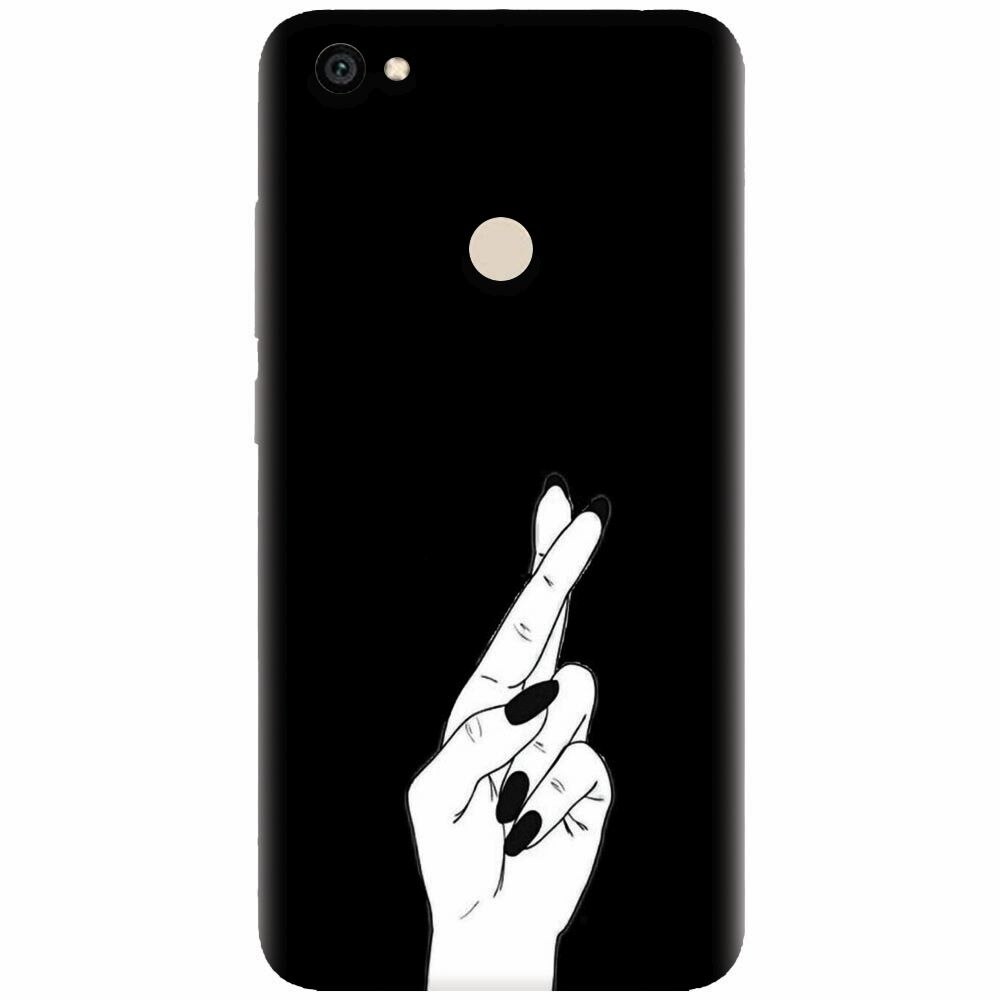 Husa silicon pentru Xiaomi Redmi Note 5A, Finger Cross