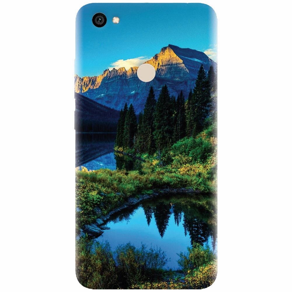 Husa silicon pentru Xiaomi Redmi Note 5A, HDR Mountains Lake