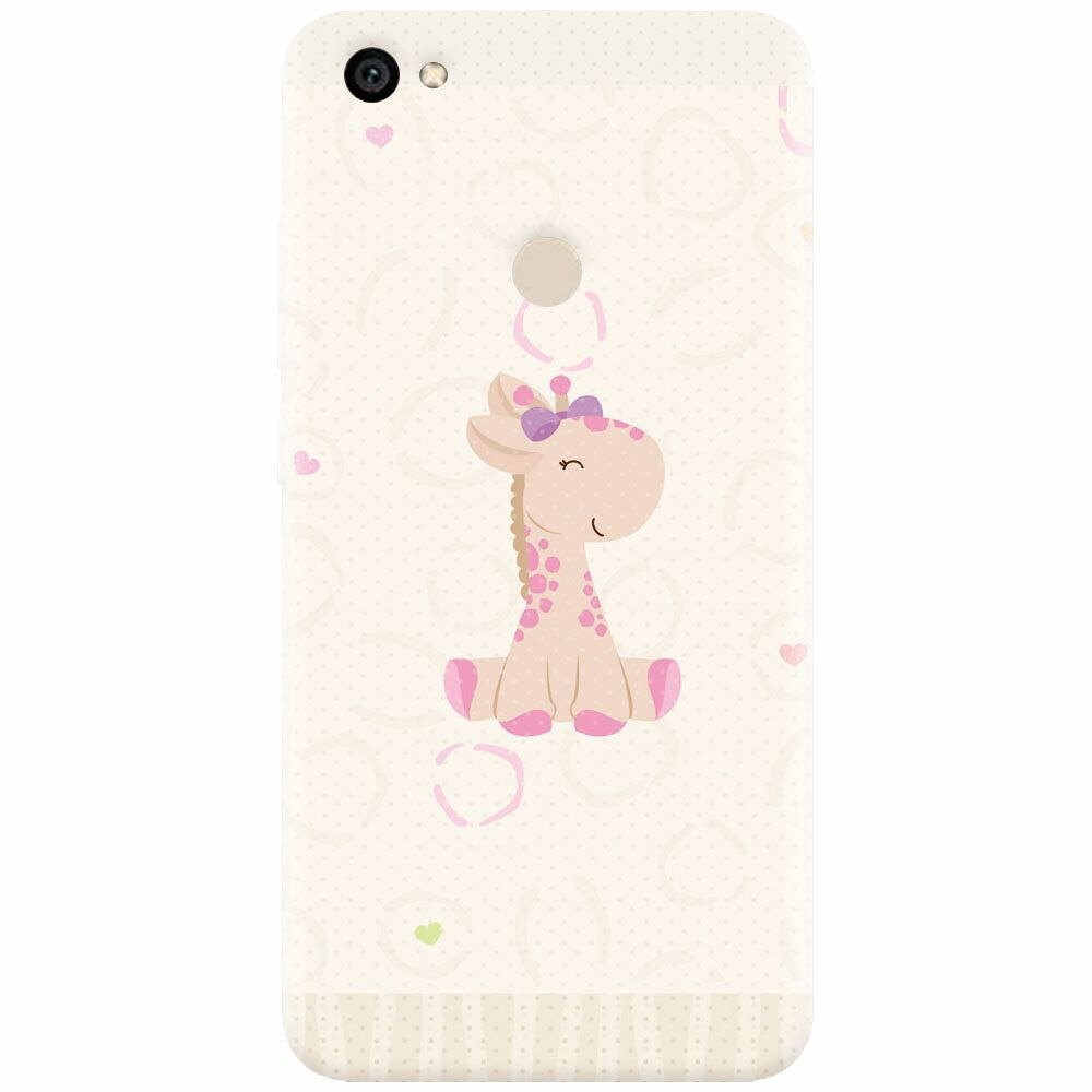 Husa silicon pentru Xiaomi Redmi Note 5A, Giraffe Cute