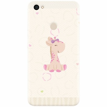 Husa silicon pentru Xiaomi Redmi Note 5A, Giraffe Cute Husa silicon pentru Xiaomi Redmi Note 5A, Giraffe Cute