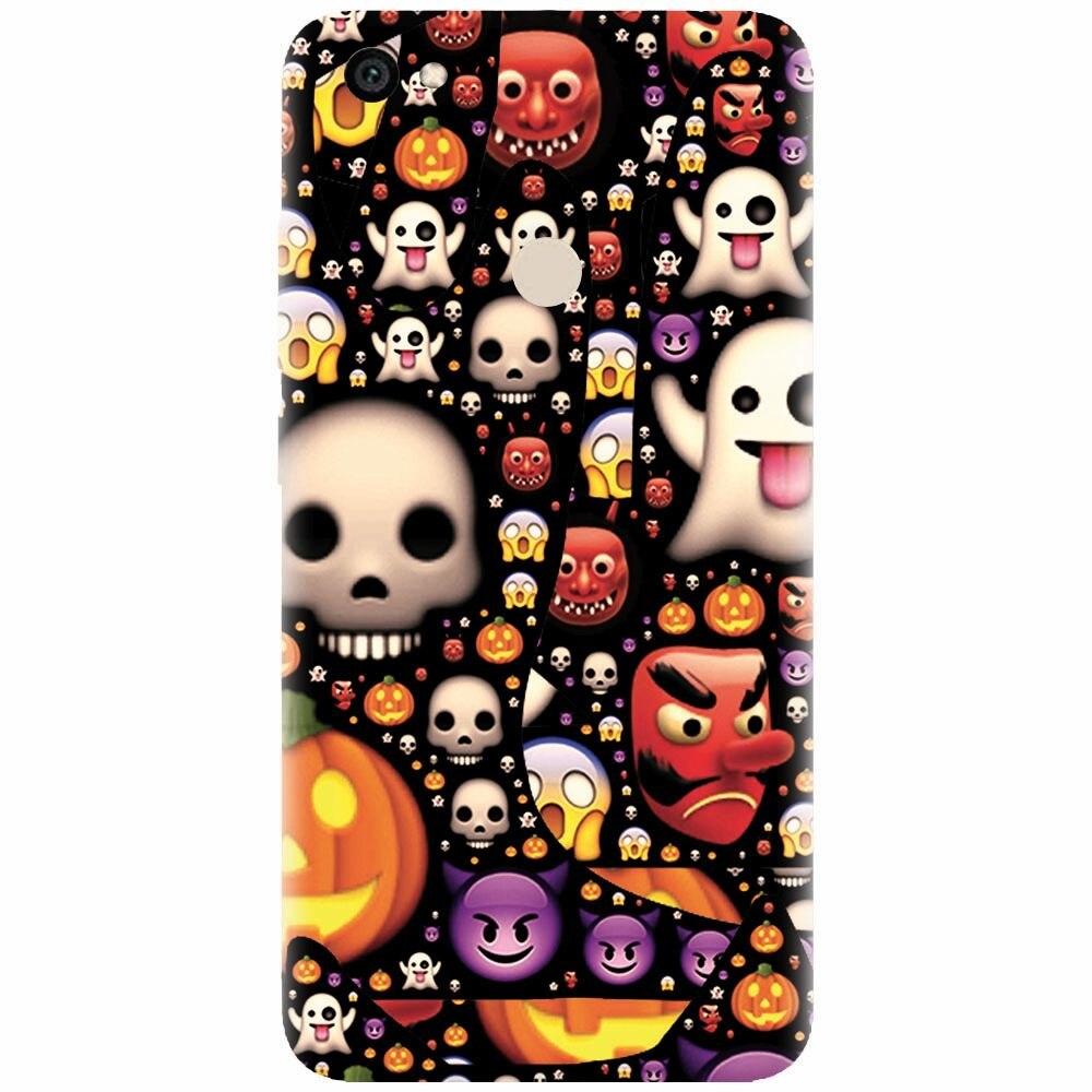 Husa silicon pentru Xiaomi Redmi Note 5A, Emoji Mess