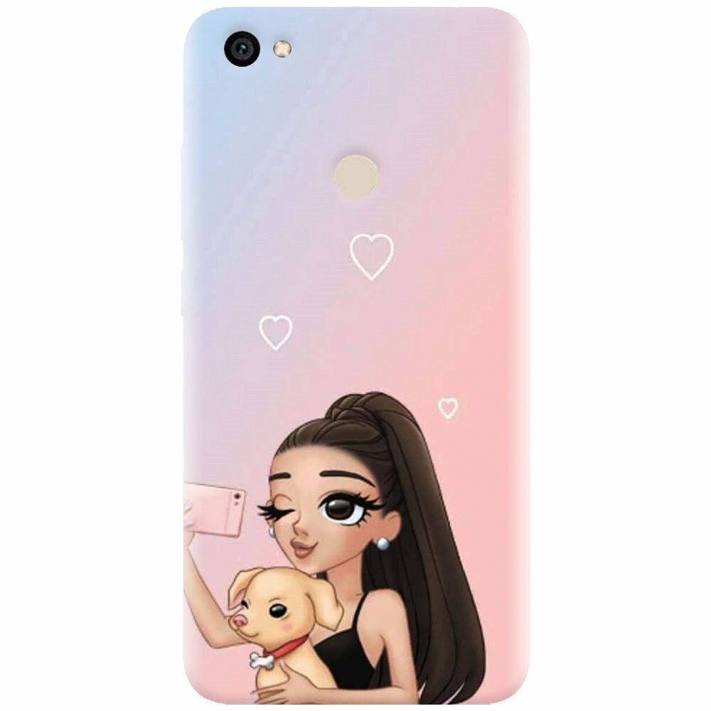 Husa silicon pentru Xiaomi Redmi Note 5A, Selfie With Sweet Dog