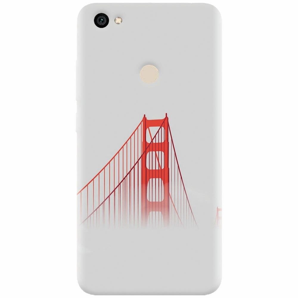 Husa silicon pentru Xiaomi Redmi Note 5A, Red Bridge In Clouds