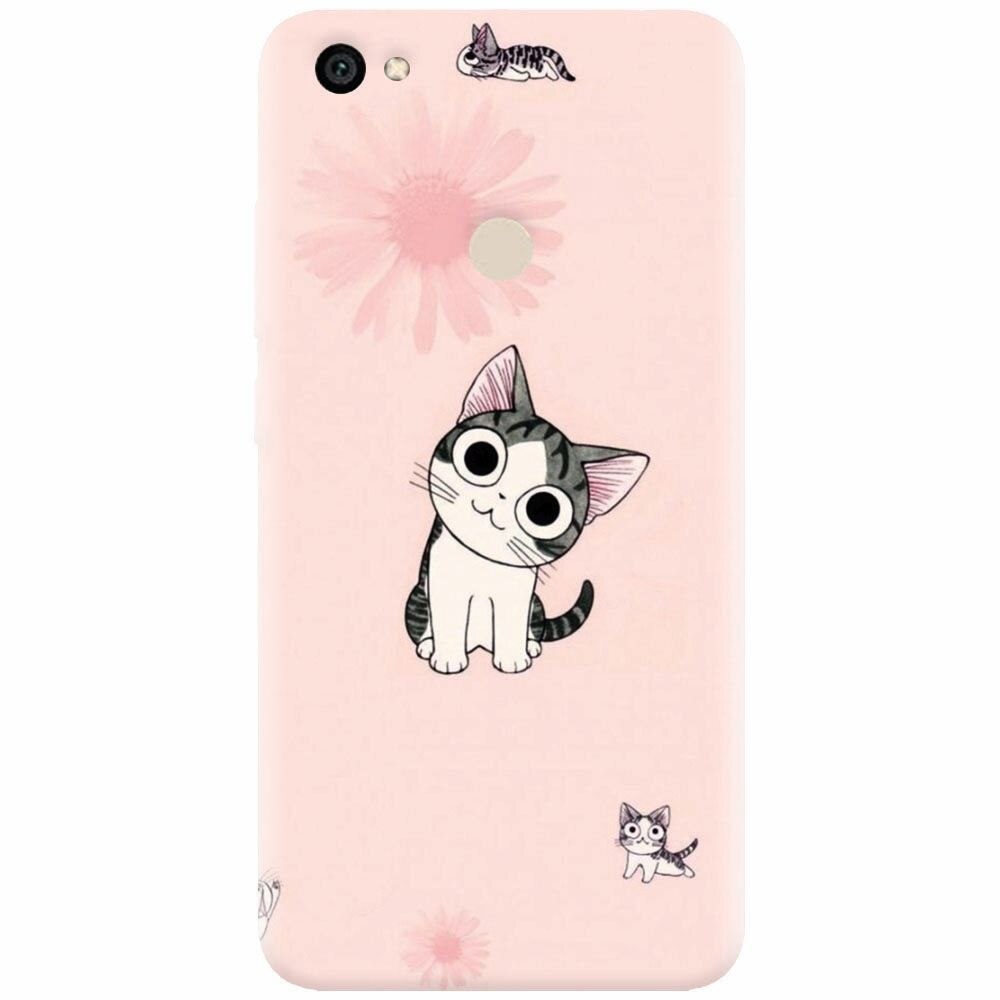Husa silicon pentru Xiaomi Redmi Note 5A, Cute Cat 101
