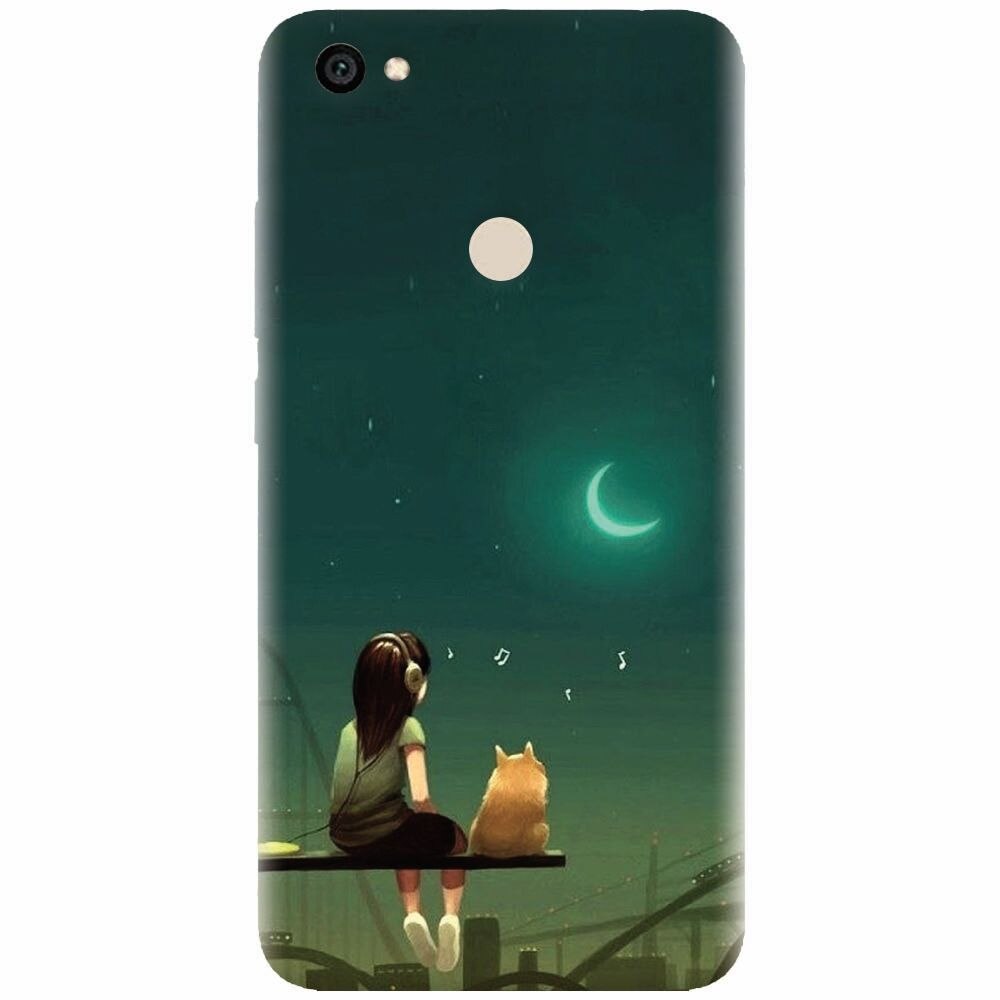 Husa silicon pentru Xiaomi Redmi Note 5A, Cat And Girl
