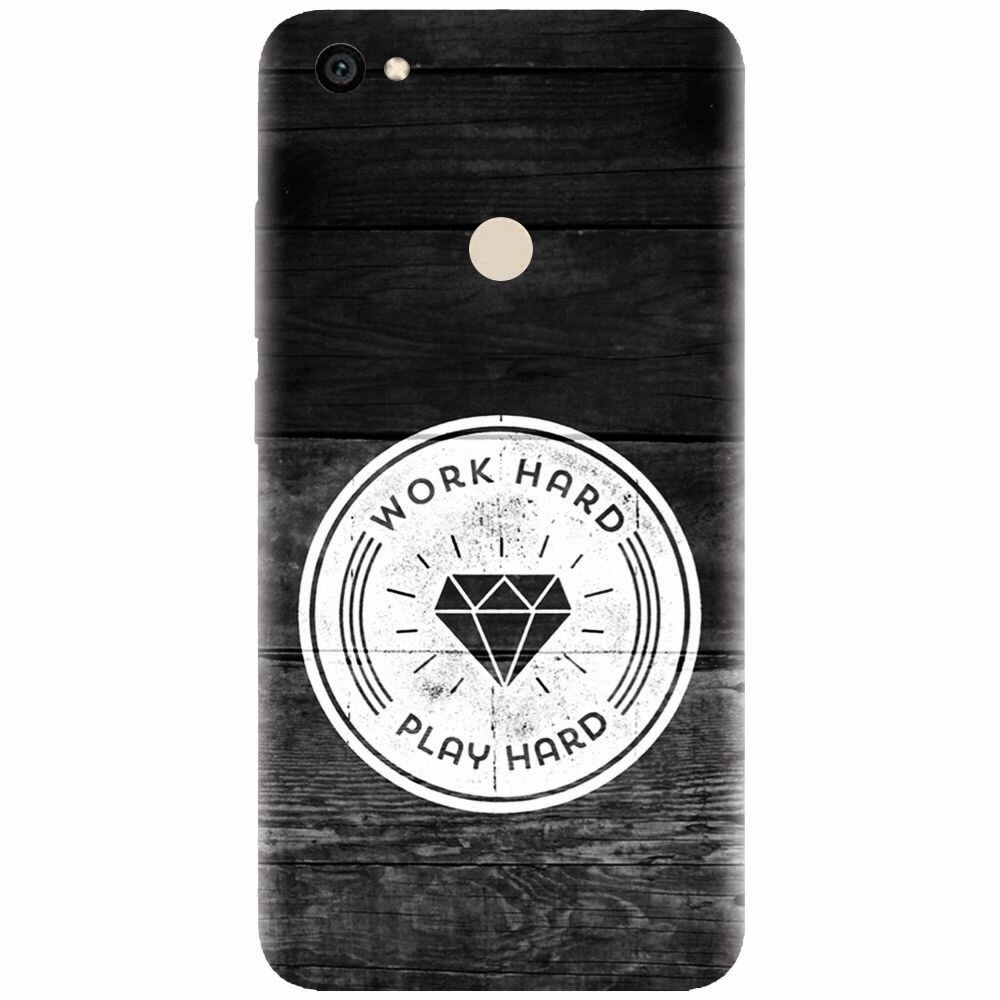 Husa silicon pentru Xiaomi Redmi Note 5A, Work Hard Play Hard