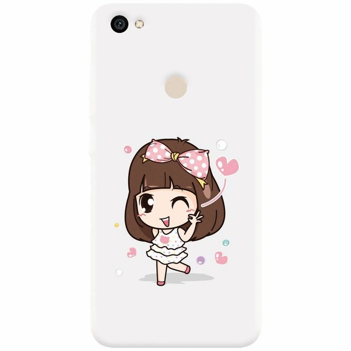 Силиконов кейс за Xiaomi Redmi Note 5A, Happy Girl