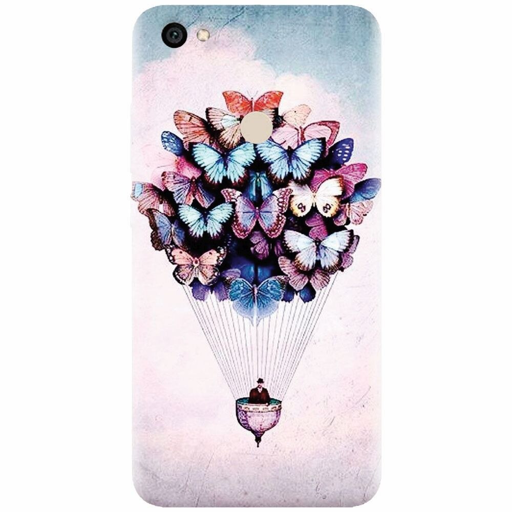 Husa silicon pentru Xiaomi Redmi Note 5A, Butterfly Baloon