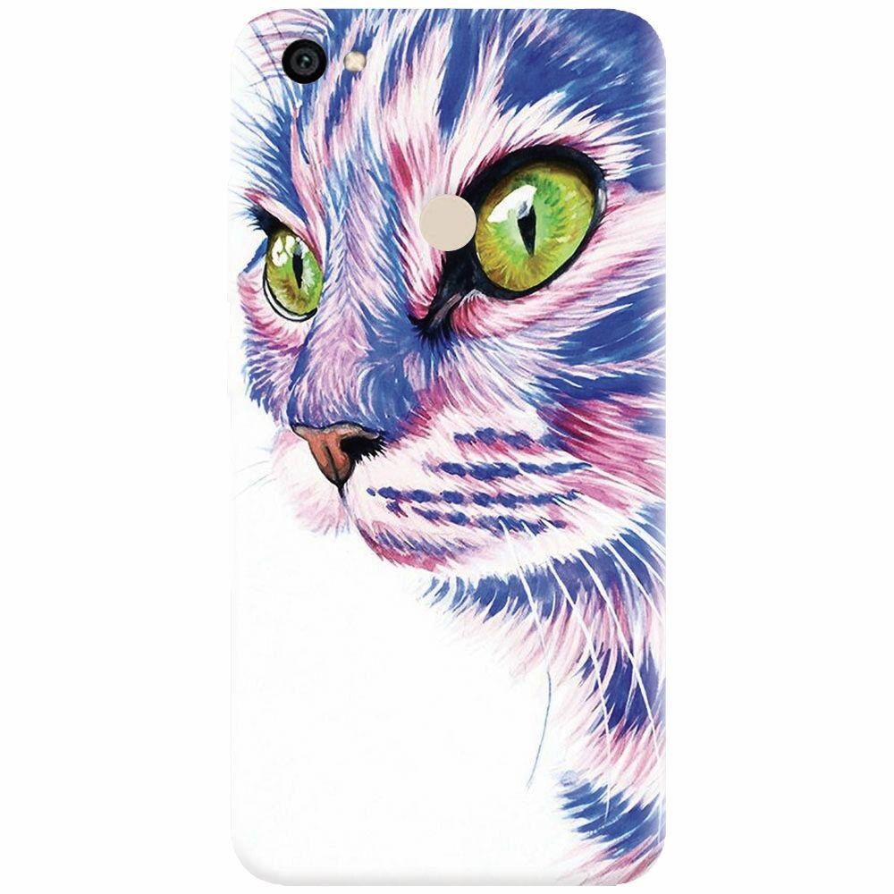 Husa silicon pentru Xiaomi Redmi Note 5A, Colorfull Cat