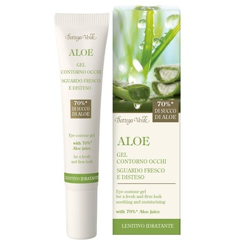 Gel pentru zona din jurul ochilor cu extract de aloe vera - Aloe, 15 ML, Bottega Verde Gel pentru zona din jurul ochilor cu extract de aloe vera - Aloe, 15 ML, Bottega Verde