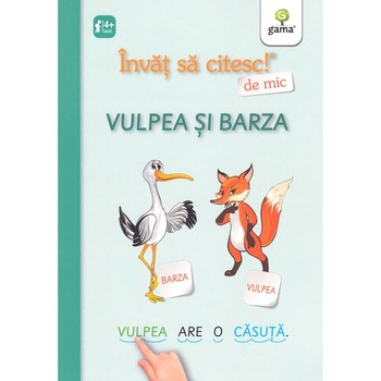 Vulpea si barza/ Invat sa citesc de mic Vulpea si barza/ Invat sa citesc de mic